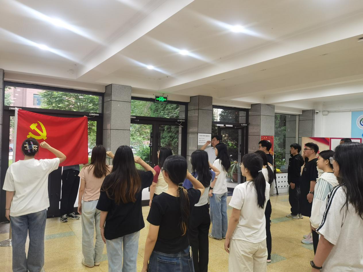 化工学院党委开展“七一”宣誓活动