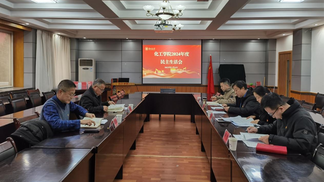 校领导督导化工学院党委2024年度民主生活会