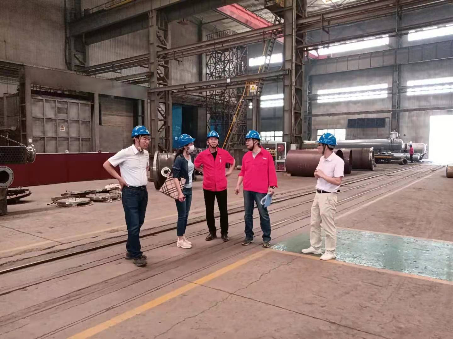 化学化工学院领导赴中机集团甘肃蓝科石化高新装备公司考察生产实习基地